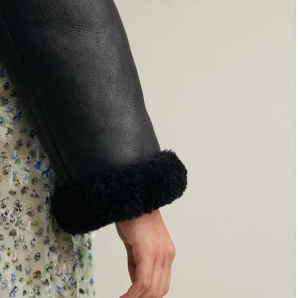 Acne Studios Shearling moto jacket - Picture 4 of 10